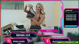 emma hix, are you fingering your pussy on cam while unboxing gifts?