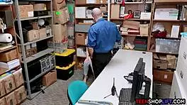 Chunky Teen Thief Faces Trouble After Caught Spying In Office