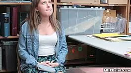 petite brooke gets punish fucked real hard by a cop after she got caught shoplifting in california