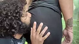 indian couple sharing sweet kisses and romantic moments