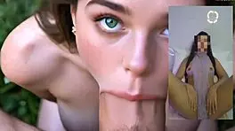 petite girl passionately masturbates with roses