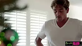 Unwrapping Busty Stepsister Jewelz Blu On Christmas Morning