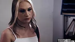 horny mature teachers double penetrate petite teen student in classroom pov