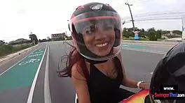 Amateur Asian Teen Sex With Her Big Dick European Boyfriend After A Day Out