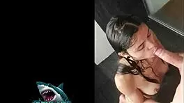 prepago venezolana tiene sexo sin condon en la ducha con un cliente