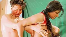 Uttaran20 - Awesome Threesome Fuck with Two Young Brunette Teens FFM