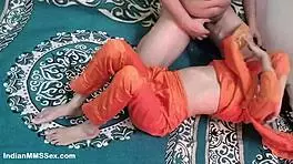 Sweet Cute Young Indian Babe Endures Rough Bed Sex