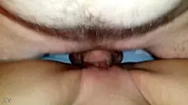 Getting fucked and cum on pussy