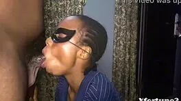 Ebony Babe Delivers Intense Blowjob Passion