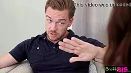 A petite brunette young woman ends up having sex with a jealous guy