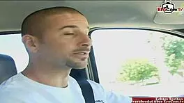 Sexy Brunette Teen Enjoys Big Cock From Stranger After Pickup