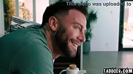 young brunette gets deepthroat, seth barges in saying 'i must watch every intimate moment.'