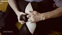 deep anal fisting stretches gaping asshole in black dress humiliation