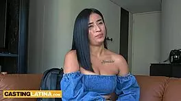 Amateur latina teen sucks steven's hard massive cock!