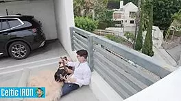 sex on sunset with lingerie model alexa chains fucked in 4k bondage