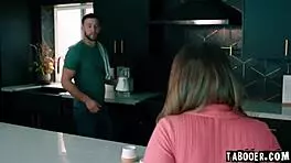 young brunette gets deepthroat, seth barges in saying 'i must watch every intimate moment.'