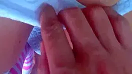 Real college couple caught in dorm pov scene