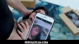 thick muslim teen 18+ loses virginity to stepuncle