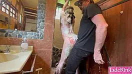 Obedient Slave Hands Tied Misused And Foam Humiliation.