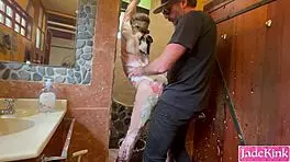 Obedient Slave Hands Tied Misused And Foam Humiliation.