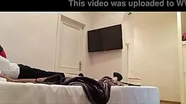 milf in stockings and heels tied up and fucked