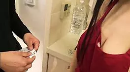 Big boobs japanese teen enjoys deep creampie session