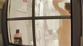 you peek at your neighbor's wet shower display