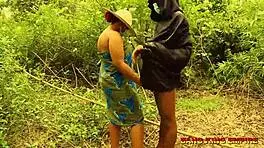 African big tits wife quenched sex drive with hardcore pornstar african big dick dark skin guy