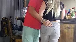 Fucking my best friends wife while he is still at work