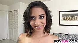 Penelope Stone, that Latina teen, gets slammed hard!