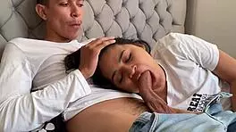 Perverted guy shoves cock in my mouth until he cums