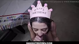 Teen Step During Birthday Party By Step Dad Pov - Kylie Rocket Charles Dera 🎉
