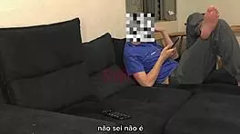 skinny guy licks redhead sol megan fire's ass