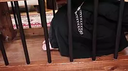 wednesday gets rough facefuck sloppy deepthroat