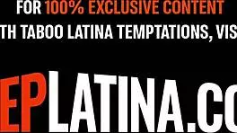 naughty 18yo latina girls caught fucking in garage, get punished with domination 😈