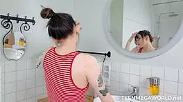 Stacy Bright Orgasms in Shower