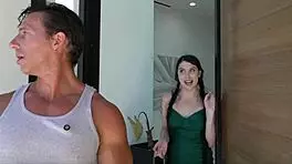 Neighbor's young woman daydream daisy daydreams with dom cruise