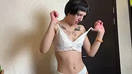 my ex girlfriend takes a cock deep in her ass 😈