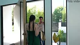 Neighbor's young woman daydream daisy daydreams with dom cruise