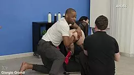 behind the scenes ahb030 with vicky sol and adeline lafouine