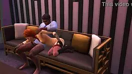 Horny Redhead Teen 18+ Having Sex With Black Boss