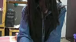 daddy porn boss gets blowjob close up by black slut 😈