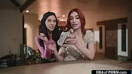 babe gives a nice massage and some oral attention to her roommate in the dorm