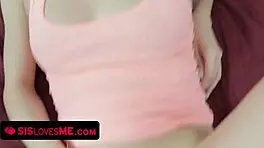 Angel Small's Tiny Tits Pussy Slammed Hard!