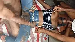 Young Couple Invites Me For Intense 3Some Pussy Fucking