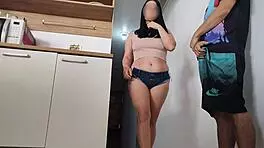 Latina Housewife Fucks Friend Riskily