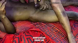 Stranger dominates person in front of their boyfriend during a group activity involving bondage and domination.