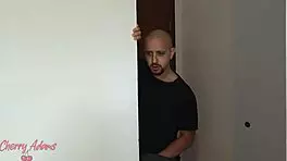 me flagrou na siririca e me fez gozar esguichando brasileira cherry adams - pink pussy squirt