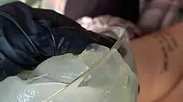 the aloe vera insertion was another wild experience for the submissive student