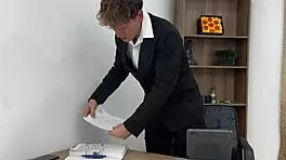 Petrovakathx Gets Fucked by Boss in Bedroom